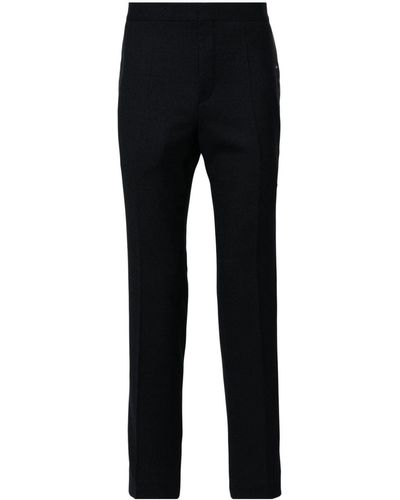 HUGO Satin-trim Tailored Pants - Black