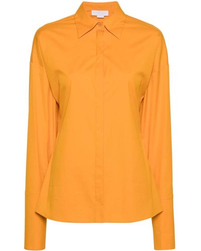 Genny Hemd mit Logo-Schild - Orange