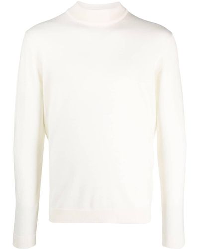 Roberto Collina High-neck Merino-wool Sweater - White