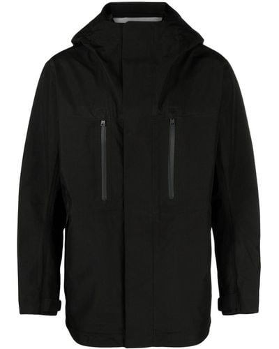 Norse Projects Chaqueta impermeable Arktisk con capucha - Negro