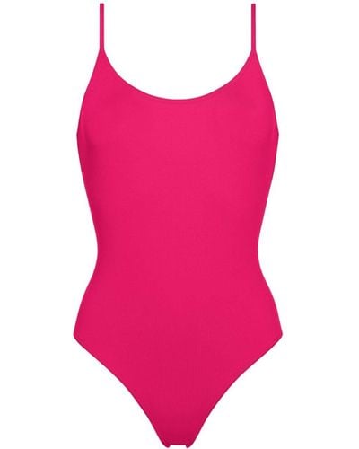Eres Diamant Low-back Swimsuit - Pink