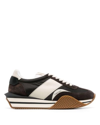 Tom Ford Sneakers Met Plateauzool - Zwart