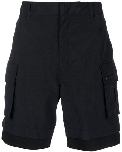 Juun.J Cotton Cargo Shorts - Black