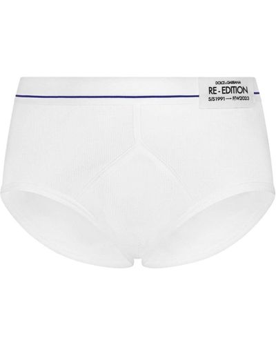 Dolce & Gabbana Re-edition Cotton Briefs - White