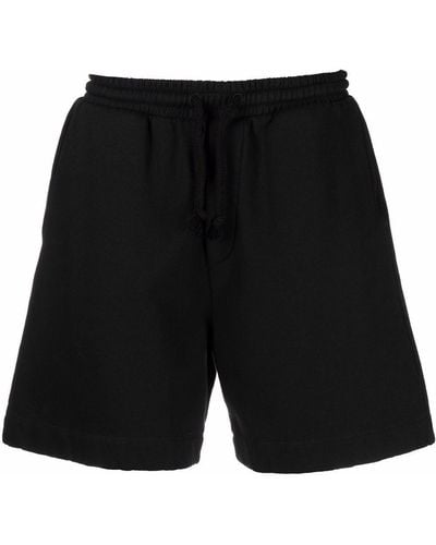 Nanushka Logo Detail Jersey Shorts - Black