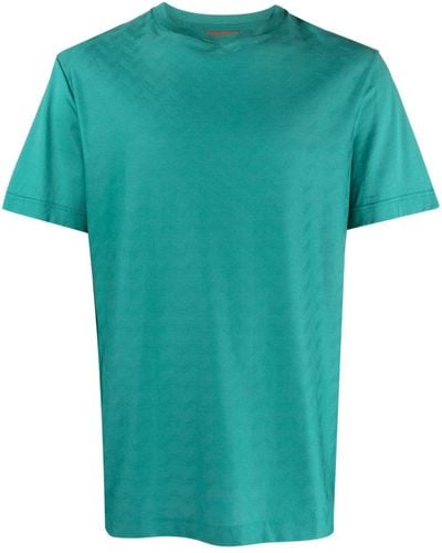 Missoni ジグザグパターン Tシャツ - グリーン