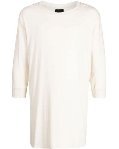 Thom Krom Raw-cut Long-sleeve T-shirt - White