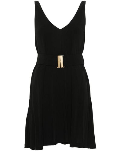 Pinko Belted Mini Dress - Black
