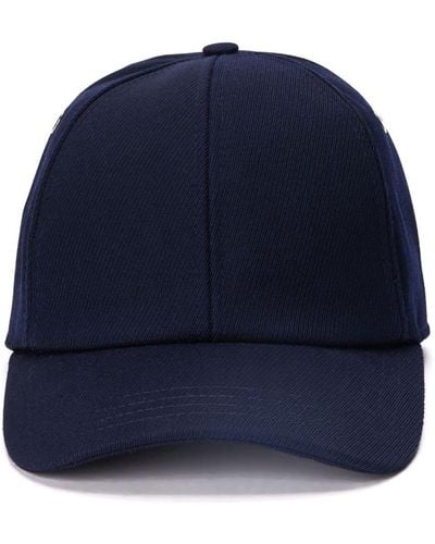 Ami Paris Side Logo-patch Baseball Cap - Blue