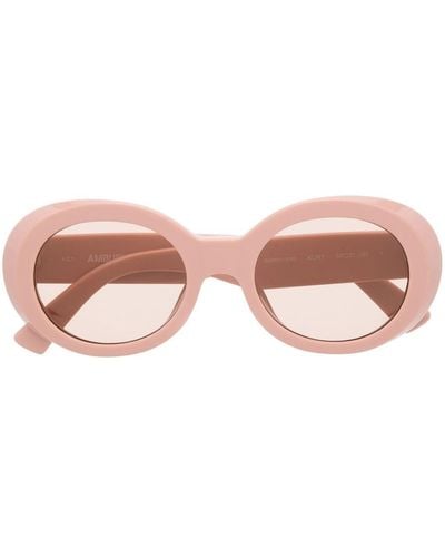 Ambush Kurt Oval-frame Sunglasses - Pink