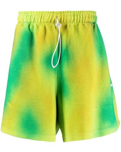 Bonsai Tie-dye Cotton Shorts - Green