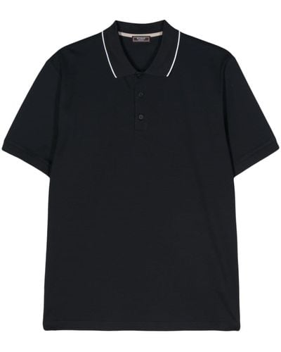 Peserico Cotton Polo Shirt - Black