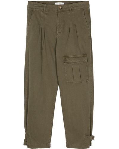 Ba&sh Marron Cotton Cropped Trousers - Green