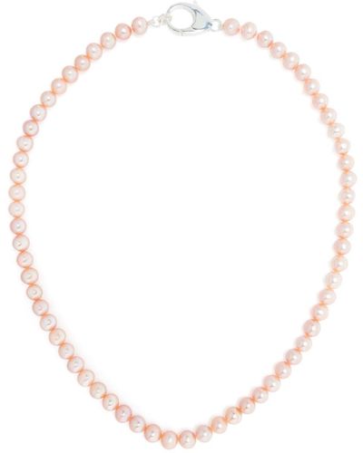 Hatton Labs Collier en chaîne à perles - Blanc