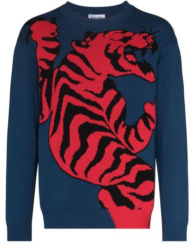 KENZO Climbing Tiger セーター - ブルー