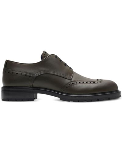 Burberry Soho Leather Brogues - Brown