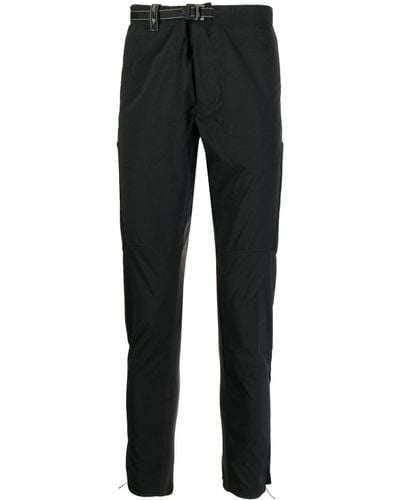 and wander Belted-waist Detail Pants - Black