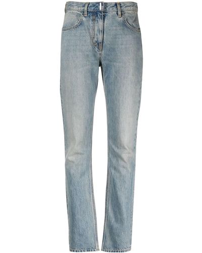 Givenchy Halbhohe Jeans - Blau