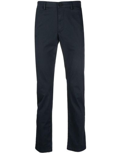 Tommy Hilfiger Pantaloni slim con ricamo - Blu