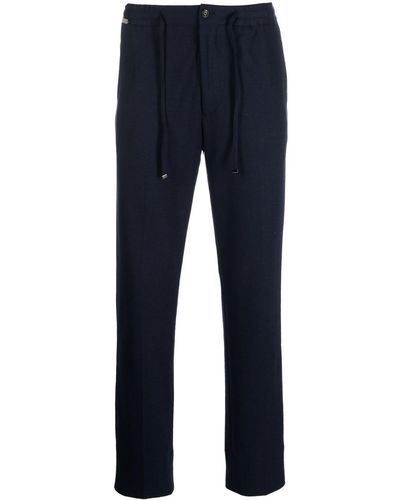 Corneliani Drawstring Tailored Trousers - Blue