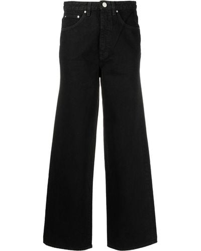 Totême High-waisted Flared Jeans - Black