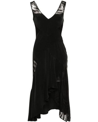 IRO Vestido Judya con diseño asimétrico - Negro
