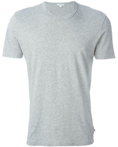 James Perse T-shirt con girocollo - Grigio