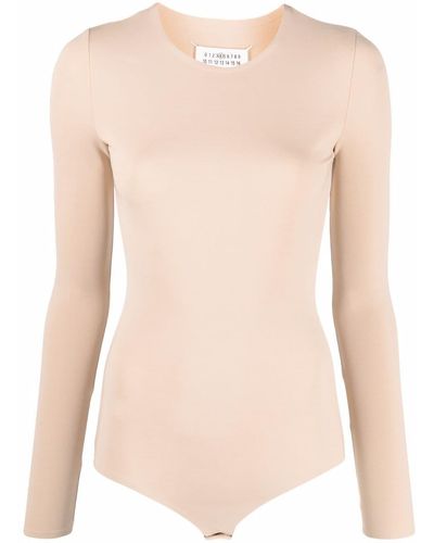 Maison Margiela Body ajustado de manga larga - Multicolor