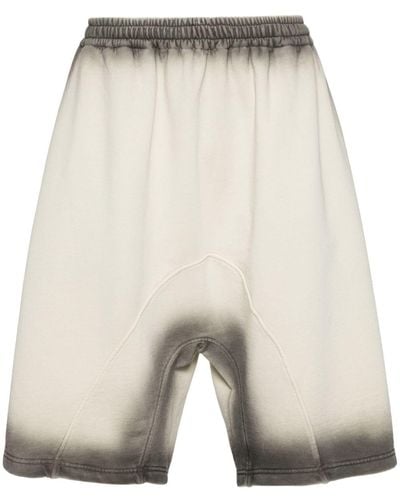 Y. Project Spray-effect Cotton Shorts - White