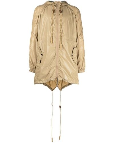 Private Stock The Demarchelier Drawstring-hood Jacket - Natural
