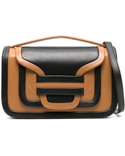 Pierre Hardy Alpha Leather Crossbody Bag - Brown
