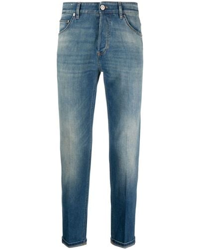 PT Torino Washed Fitted Jeans - Blue