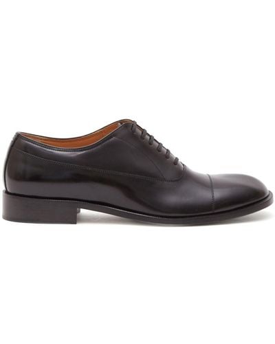 Maison Margiela Leather Oxford Shoes - Black