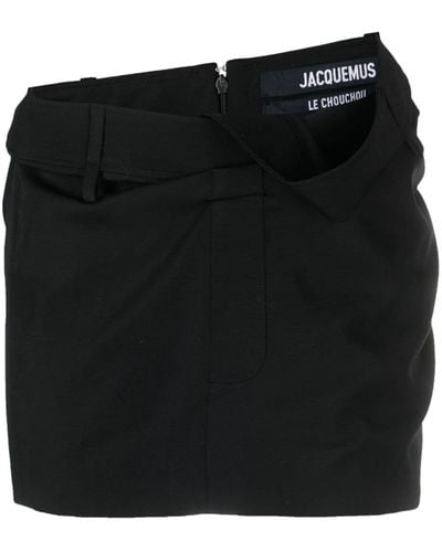 Jacquemus Jupe La Mini Jupe Caraco à coupe courte - Noir