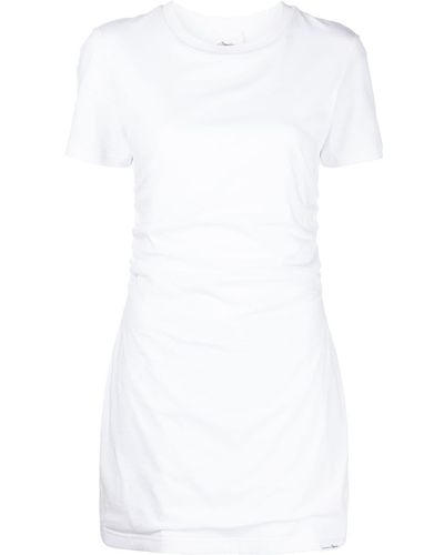 3.1 Phillip Lim Vestido Everyday corto tipo camiseta - Blanco