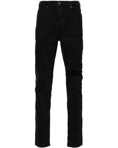 Ksubi Van Winkle Heroism Mid-rise Skinny Jeans - Black