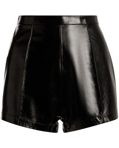 Bally High-shine Leather Shorts - Black