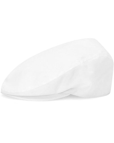 Dolce & Gabbana Cotton Flat Cap - White