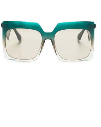 Etro Oversize Square-frame Sunglasses - Blue