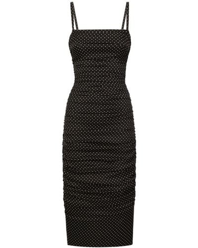 Dolce & Gabbana ポルカドット ドレス - ブラック