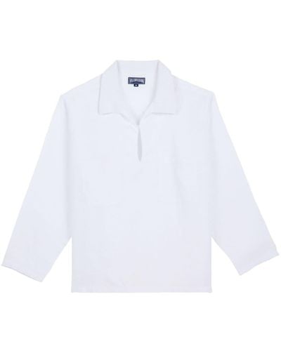 Vilebrequin Vareuse Linen Shirt - White