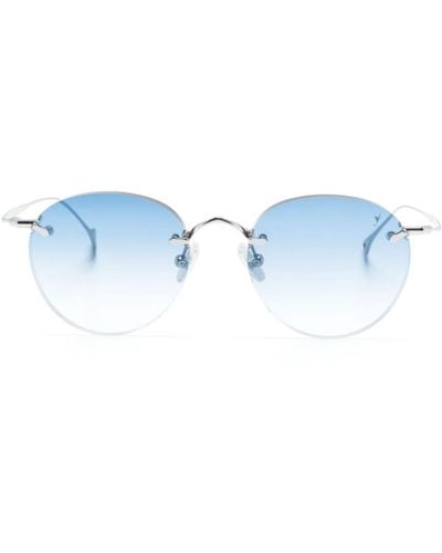Eyepetizer Oxford Oval-frame Sunglasses - Blue