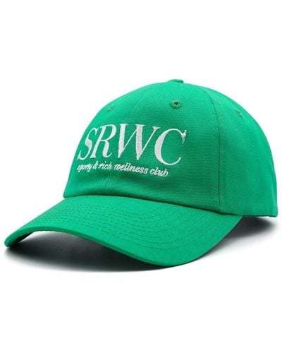 Sporty & Rich Upper East Side Cotton Cap - Green