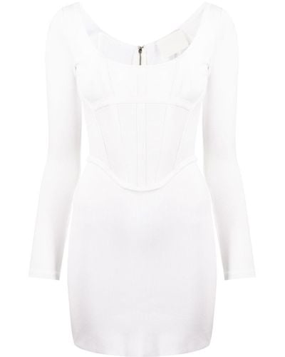 Dion Lee Corset-style Mini Dress - White