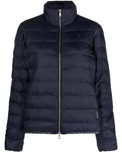 Polo Ralph Lauren Funnel-neck Quilted Jacket - Blue