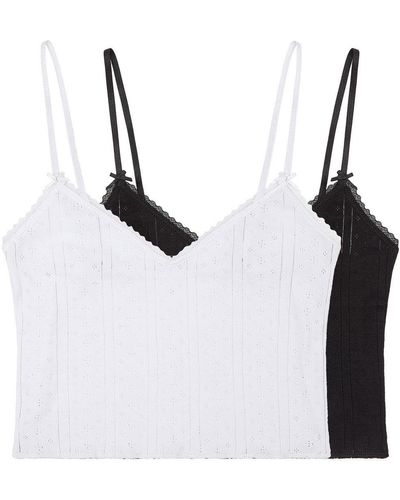 Cou Cou Intimates The Cami Vest 2-pack - White