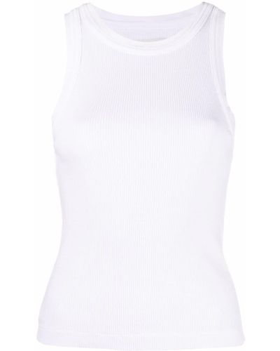 Citizens of Humanity Sleeveless Ribbed Top - White