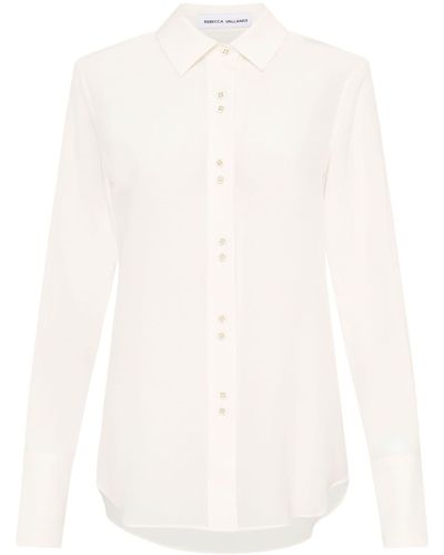 Rebecca Vallance Pascal Zijden Blouse - Wit