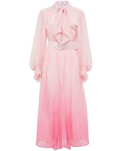 LEO LIN Cassie Ombré Midi Dress - Pink