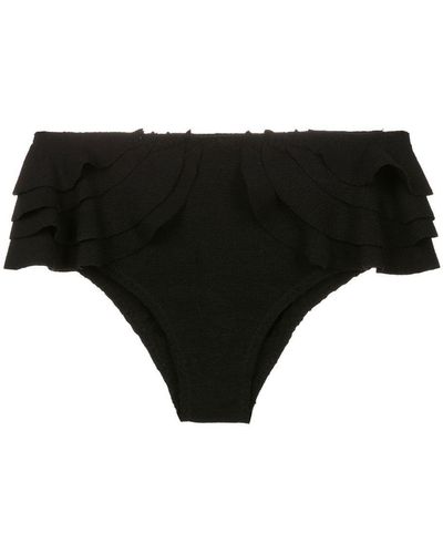 Clube Bossa Bandara High-waist Bikini Bottoms - Black